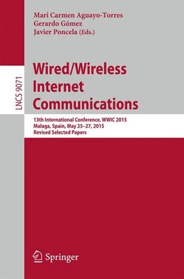 Abbildung von Aguayo-Torres / Gómez | Wired/Wireless Internet Communications | 1. Auflage | 2015 | beck-shop.de