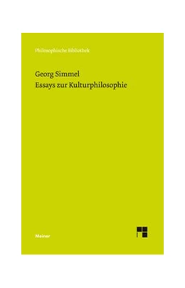 Abbildung von Simmel / Hartung | Essays zur Kulturphilosophie | 1. Auflage | 2020 | beck-shop.de
