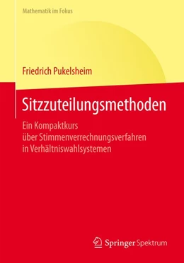 Abbildung von Pukelsheim | Sitzzuteilungsmethoden | 1. Auflage | 2015 | beck-shop.de