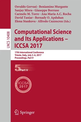 Abbildung von Gervasi / Murgante | Computational Science and Its Applications - ICCSA 2017 | 1. Auflage | 2017 | beck-shop.de