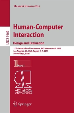 Abbildung von Kurosu | Human-Computer Interaction: Design and Evaluation | 1. Auflage | 2015 | beck-shop.de