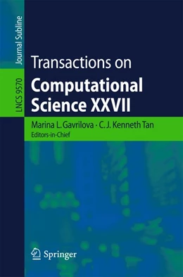 Abbildung von Gavrilova / Tan | Transactions on Computational Science XXVII | 1. Auflage | 2016 | beck-shop.de