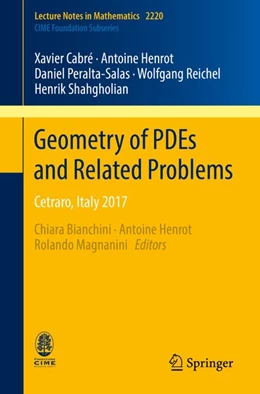 Abbildung von Bianchini / Henrot | Geometry of PDEs and Related Problems | 1. Auflage | 2018 | beck-shop.de