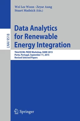 Abbildung von Woon / Aung | Data Analytics for Renewable Energy Integration | 1. Auflage | 2015 | beck-shop.de