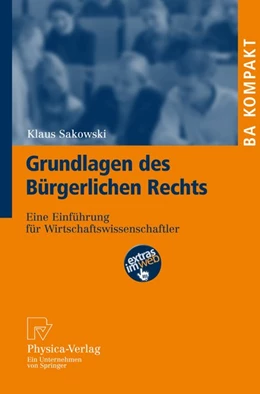 Abbildung von Sakowski | Grundlagen des Bürgerlichen Rechts | 1. Auflage | 2008 | beck-shop.de