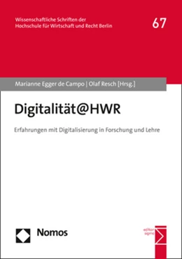 Abbildung von Egger de Campo / Resch | Digitalität@HWR | 1. Auflage | 2020 | 67 | beck-shop.de