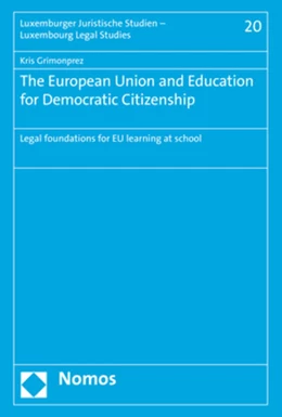 Abbildung von Grimonprez | The European Union and Education for Democratic Citizenship | 1. Auflage | 2020 | 20 | beck-shop.de