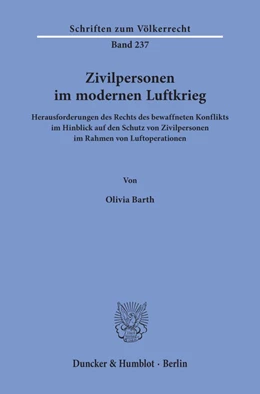 Abbildung von Barth | Zivilpersonen im modernen Luftkrieg. | 1. Auflage | 2020 | Band | beck-shop.de