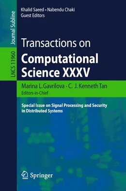 Abbildung von Gavrilova / Tan | Transactions on Computational Science XXXV | 1. Auflage | 2020 | beck-shop.de