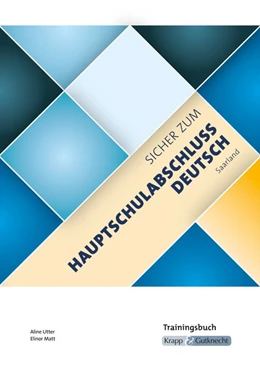 Abbildung von Utter / Matt | Sicher zum Hauptschulabschluss Deutsch Saarland - Trainingsbuch | 1. Auflage | 2020 | beck-shop.de