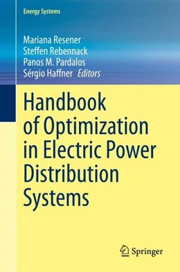 Abbildung von Resener / Rebennack | Handbook of Optimization in Electric Power Distribution Systems | 1. Auflage | 2020 | beck-shop.de