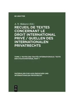 Abbildung von Makarov | Textes des Traités Internationaux/ Texte der Staatsverträge | 2. Auflage | 1960 | 4 | beck-shop.de