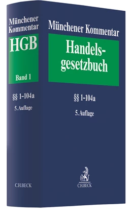 Abbildung von Münchener Kommentar zum Handelsgesetzbuch: HGB, Band 1: Erstes Buch. Handelsstand §§ 1-104a | 5. Auflage | 2021 | beck-shop.de