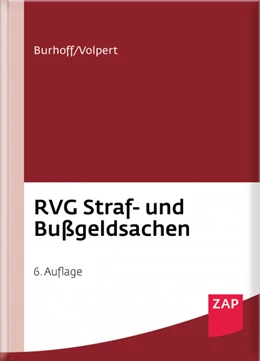 Abbildung von Burhoff / Volpert | RVG Straf- und Bußgeldsachen | 6. Auflage | 2021 | beck-shop.de
