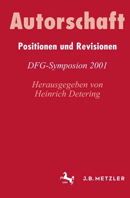 Abbildung von Detering / Fohrmann | Autorschaft | 1. Auflage | 2016 | beck-shop.de