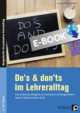 Abbildung von Krumwiede-Steiner | Do's & don'ts im Lehreralltag | 1. Auflage | 2019 | beck-shop.de