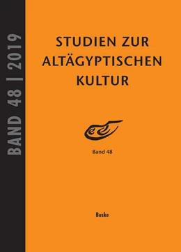 Abbildung von Kahl / Kloth | Studien zur Altägyptischen Kultur Band 48 (2019) | 1. Auflage | 2019 | 48 | beck-shop.de