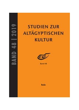 Abbildung von Kahl / Kloth | Studien zur Altägyptischen Kultur Band 48 (2019) | 1. Auflage | 2019 | 48 | beck-shop.de