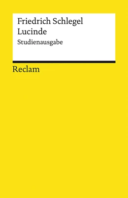 Abbildung von Schlegel / Knödler | Lucinde | 1. Auflage | 2020 | beck-shop.de