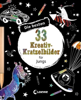 Abbildung von Die besten 33 Kreativ-Kratzelbilder für Jungs | 1. Auflage | 2020 | beck-shop.de