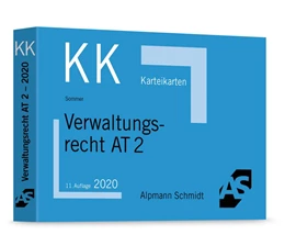 Abbildung von Sommer | Karteikarten Verwaltungsrecht AT 2 | 11. Auflage | 2024 | beck-shop.de