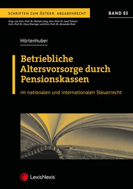 Abbildung von Hörtenhuber | Betriebliche Altersvorsorge durch Pensionskassen | 1. Auflage | 2020 | beck-shop.de