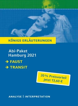 Abbildung von Goethe / Seghers | Abitur Deutsch Hamburg 2021 - Königs Erläuterungen-Paket | 1. Auflage | 2020 | beck-shop.de