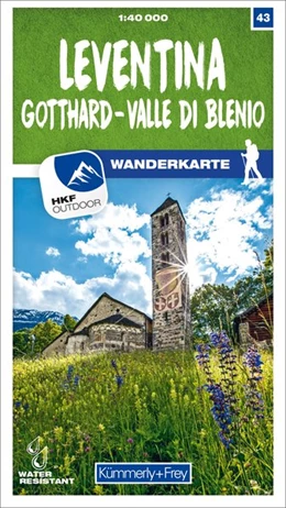 Abbildung von Leventina Gotthard - Valle di Blenio 43 Wanderkarte 1:40 000 matt laminiert | 1. Auflage | 2020 | beck-shop.de