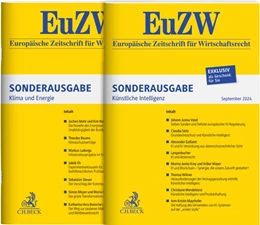 Abbildung von EuZW Sonderausgaben »Künstliche Intelligenz« und »Klima und Energie« | | 2024 | beck-shop.de