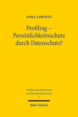 Abbildung von Lorentz | Profiling - Persönlichkeitsschutz durch Datenschutz? | 1. Auflage | 2020 | 7 | beck-shop.de
