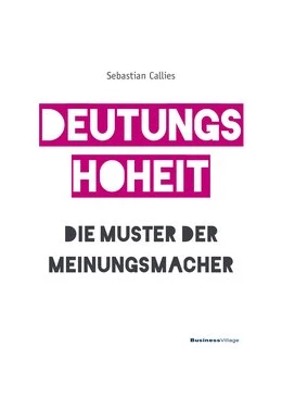 Abbildung von Callies | DEUTUNGSHOHEIT | 1. Auflage | 2020 | beck-shop.de