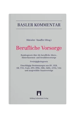 Abbildung von Hürzeler / Stauffer (Hrsg.) | Berufliche Vorsorge | 1. Auflage | 2021 | beck-shop.de