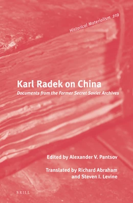 Abbildung von Pantsov | Karl Radek on China | 1. Auflage | 2020 | 219 | beck-shop.de