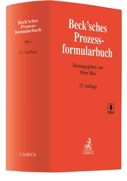 Abbildung von Beck'sches Prozessformularbuch | 15. Auflage | 2022 | beck-shop.de