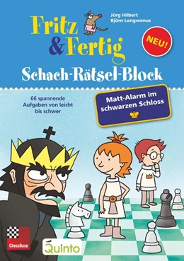 Abbildung von Hilbert / Lengwenus | Fritz&Fertig Schach-Rätselblock: Mattalarm im schwarzen Schloss | 1. Auflage | 2020 | beck-shop.de