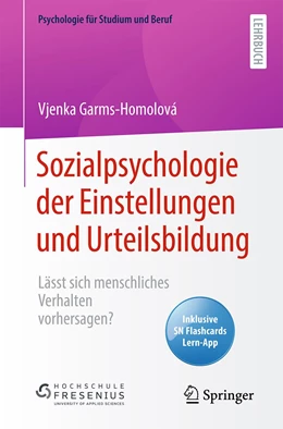Abbildung von Garms-Homolová | Sozialpsychologie der Einstellungen und Urteilsbildung | 1. Auflage | 2020 | beck-shop.de