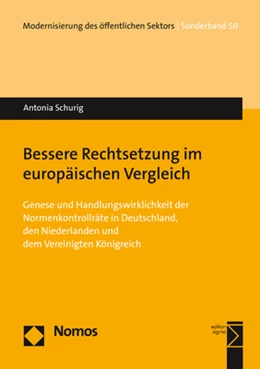 Abbildung von Schurig | Bessere Rechtsetzung im europäischen Vergleich | 1. Auflage | 2020 | beck-shop.de