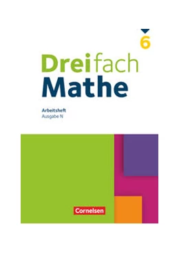 Abbildung von Dreifach Mathe 6. Schuljahr. Niedersachsen - Arbeitsheft mit Lösungen | 1. Auflage | 2021 | beck-shop.de