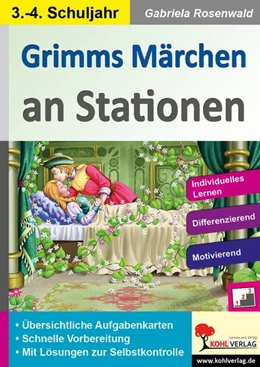 Abbildung von Rosenwald | Grimms Märchen an Stationen / Klasse 3-4 | 1. Auflage | 2021 | beck-shop.de