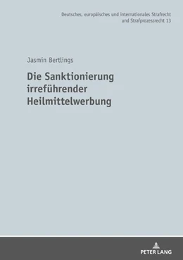 Abbildung von Bertlings | Die Sanktionierung irreführender Heilmittelwerbung | 1. Auflage | 2020 | beck-shop.de