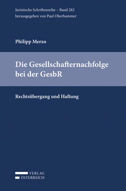 Abbildung von Merzo | Die Gesellschafternachfolge bei der GesbR | 1. Auflage | 2019 | 282 | beck-shop.de