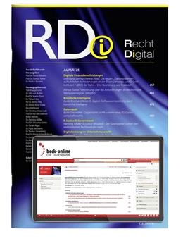 Abbildung von RDi • Recht Digital | 1. Auflage | 2024 | beck-shop.de