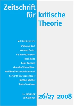 Abbildung von Bock / Kramer | Zeitschrift für kritische Theorie / Zeitschrift für kritische Theorie, Heft 26/27 | 1. Auflage | 2020 | beck-shop.de