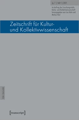 Abbildung von Forschungsstelle Kultur- und Kollektivwissenschaft / Hahn | Zeitschrift für Kultur- und Kollektivwissenschaft | 1. Auflage | 2021 | beck-shop.de