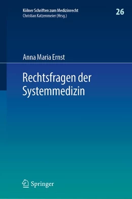 Abbildung von Ernst | Rechtsfragen der Systemmedizin | 1. Auflage | 2020 | beck-shop.de