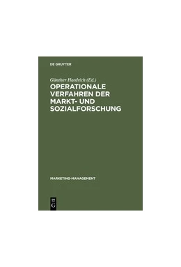 Abbildung von Haedrich | Operationale Verfahren der Markt- und Sozialforschung | 1. Auflage | 2019 | beck-shop.de