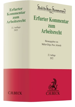 Abbildung von Erfurter Kommentar zum Arbeitsrecht | 22. Auflage | 2022 | Band 51 | beck-shop.de