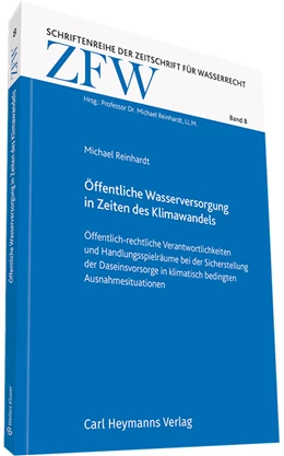 Abbildung von Reinhardt | Öffentliche Wasserversorgung in Zeiten des Klimawandels | 1. Auflage | 2020 | beck-shop.de