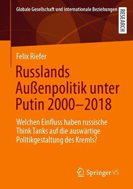 Abbildung von Riefer | Russlands Außenpolitik unter Putin 2000-2018 | 1. Auflage | 2020 | beck-shop.de