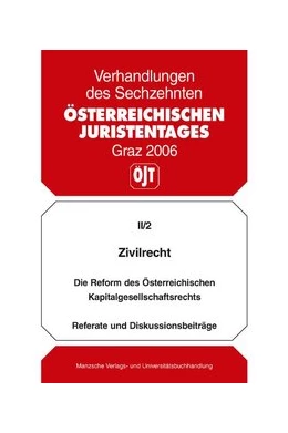 Abbildung von Zivilrecht Die Reform des Österr. Kapitalgesellschaftsrechts | 1. Auflage | 2008 | beck-shop.de